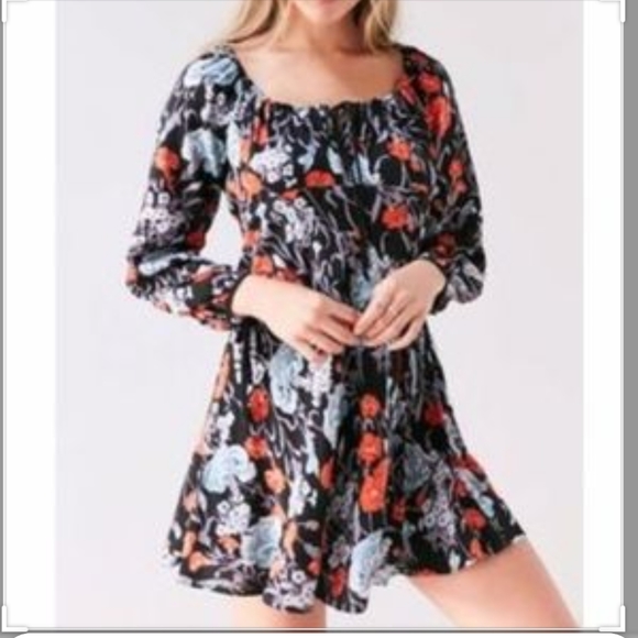 floral peasant dress
